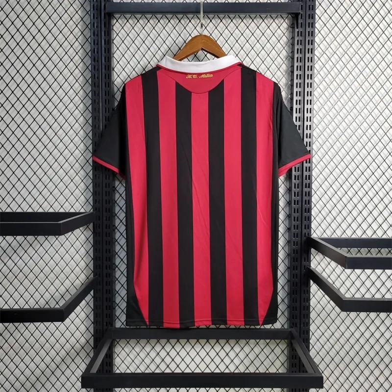 AC Milan Retro Soccer Jersey Home Custom Shirt 2009/10 - ujerseystore