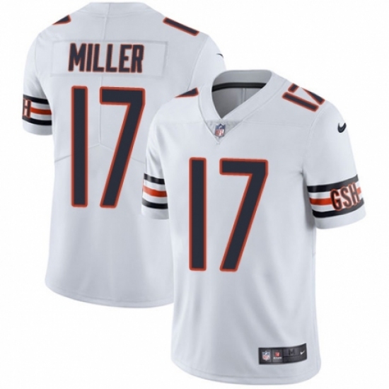 Youth Nike Chicago Bears #17 Anthony Miller White Vapor Untouchable Limited Player NFL Jersey - Ujersey