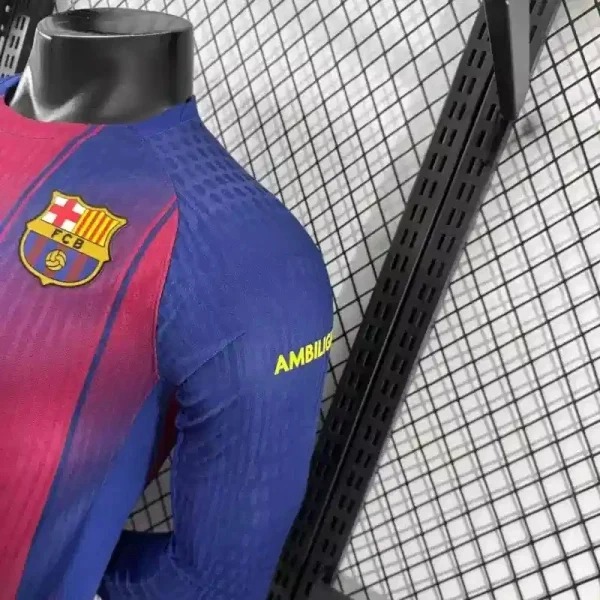 Soccer Jersey Barcelona Home x Travis Scott Long Sleeve Shirt 2025/26