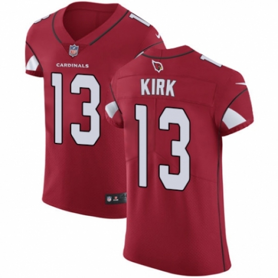 Men's Nike Arizona Cardinals #13 Christian Kirk Red Team Color Vapor Untouchable Elite Player NFL Jersey - Ujersey