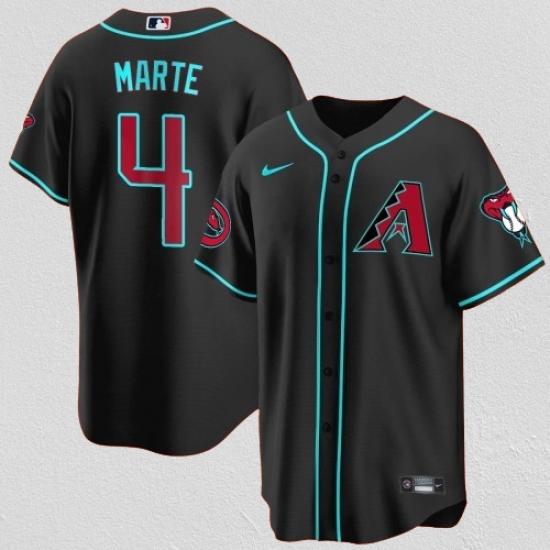 Men's Arizona Diamondbacks #4 Ketel Marte 2024 Cool Base Stitched Jersey - Ujersey