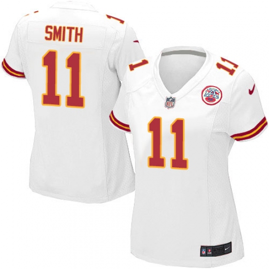 Women's Nike Kansas City Chiefs #11 Alex Smith Game White NFL Jersey - Ujersey