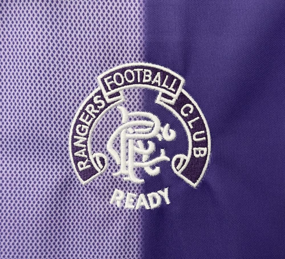 Rangers FC Retro Soccer Jersey Third Away Custom Shirt 1994-95 - ujerseystore