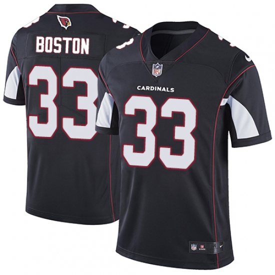 Men's Nike Arizona Cardinals #33 Tre Boston Black Alternate Vapor Untouchable Elite Player NFL Jersey - Ujersey