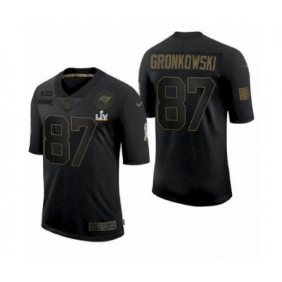 Women's Tampa Bay Buccaneers #87 Salute To Service Jersey Super Bowl LV - Ujersey