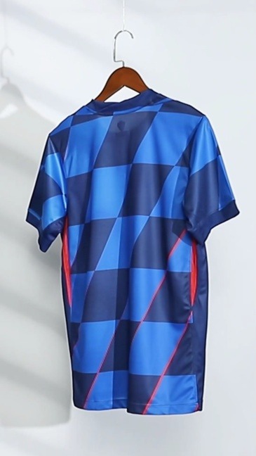 Croatia Soccer Jersey Away Custom Shirt EURO 2024 - Ujersey