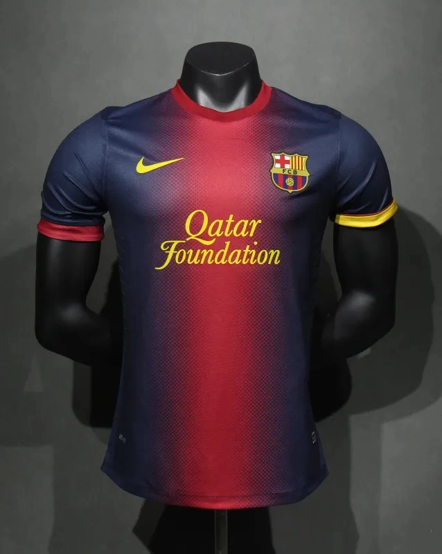 Barcelona Retro Jersey Home Soccer Shirt 2012-13 - Ujersey NHL