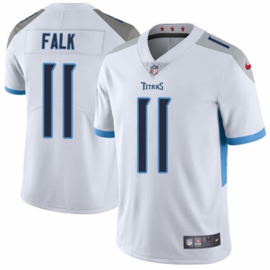 Youth Nike Tennessee Titans #11 Luke Falk White Vapor Untouchable Elite Player NFL Jersey - Ujersey