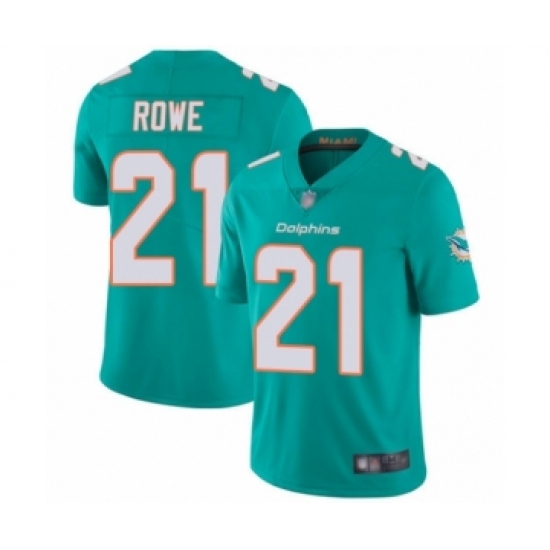 Youth Miami Dolphins #21 Eric Rowe Aqua Green Team Color Vapor Untouchable Limited Player Football Jersey - Ujersey