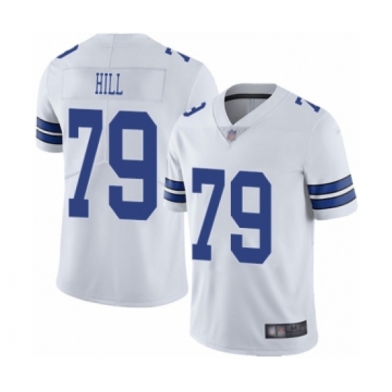 Youth Dallas Cowboys #79 Trysten Hill White Vapor Untouchable Limited Player Football Jersey - Ujersey
