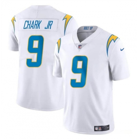 Men's Los Angeles Chargers #9 DJ Chark Jr White 2024 Vapor Limited Football Stitched Jersey - Ujersey