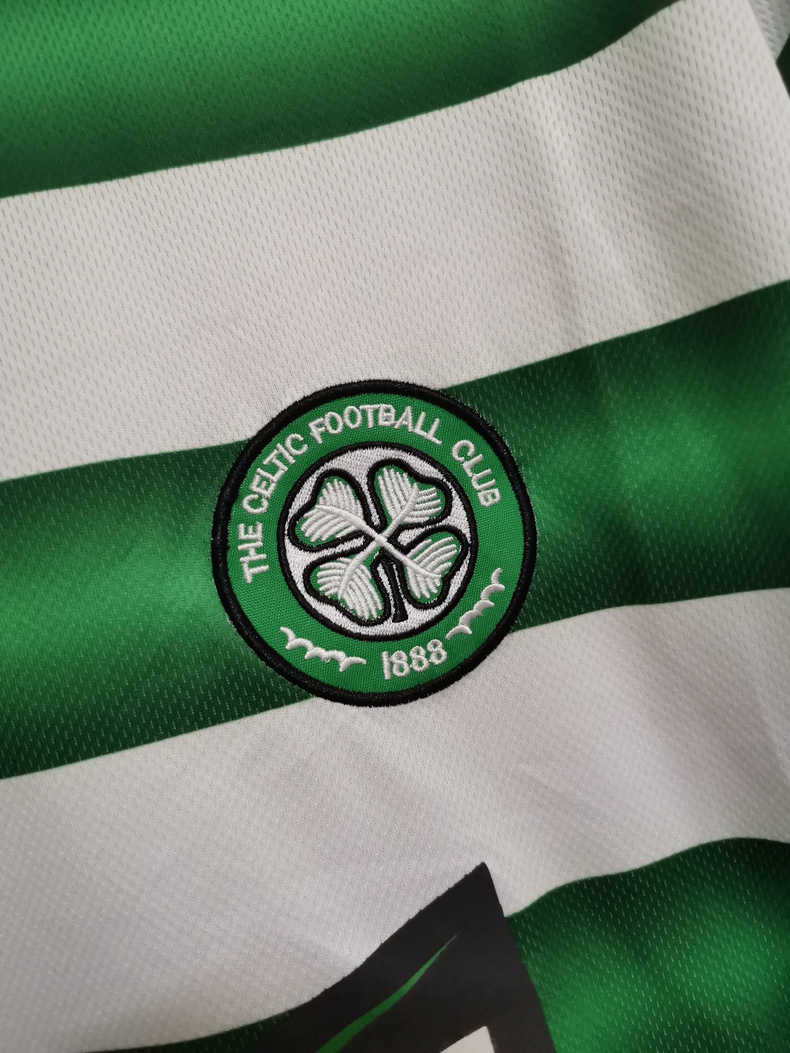 Celtic Retro Soccer Jersey Home Custom Shirt 2003/04 - ujerseystore