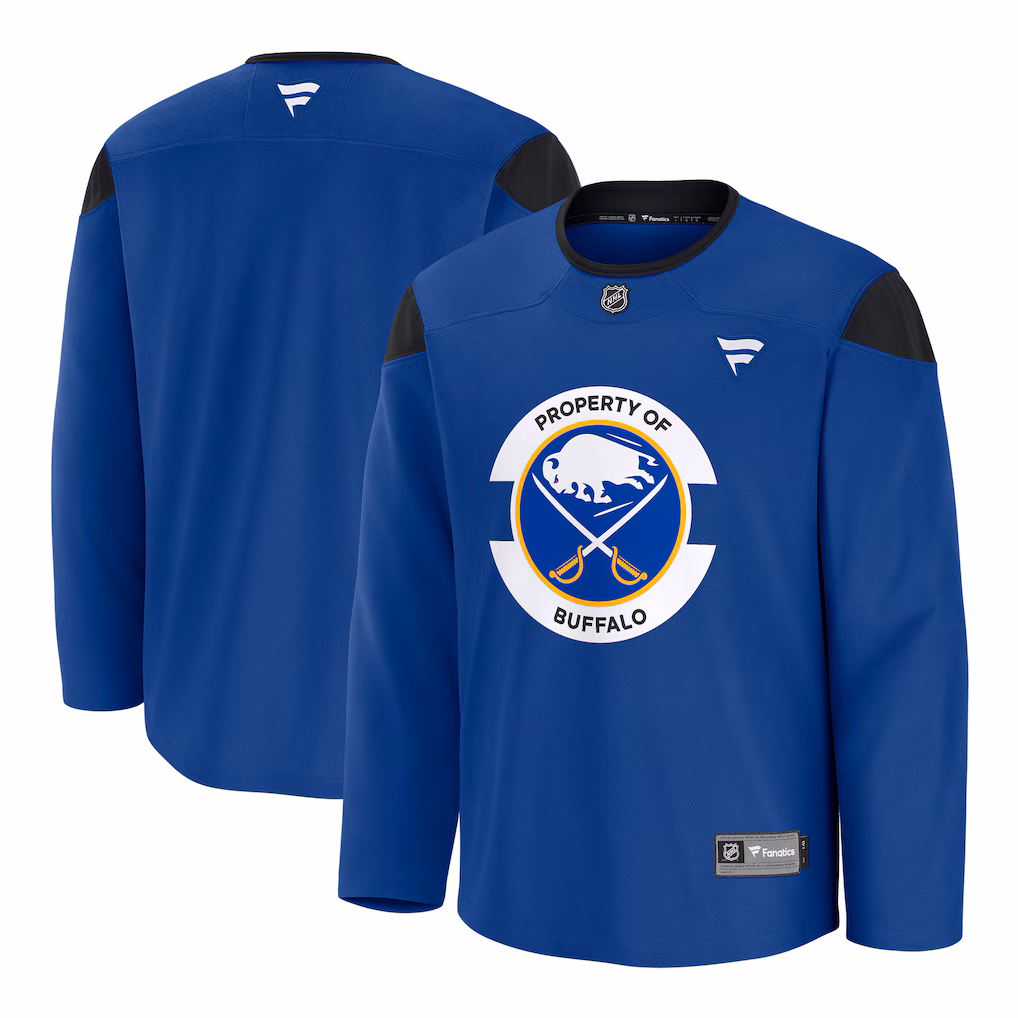 Men's Buffalo Sabres Fanatics Royal Practice Jersey - ujerseystore