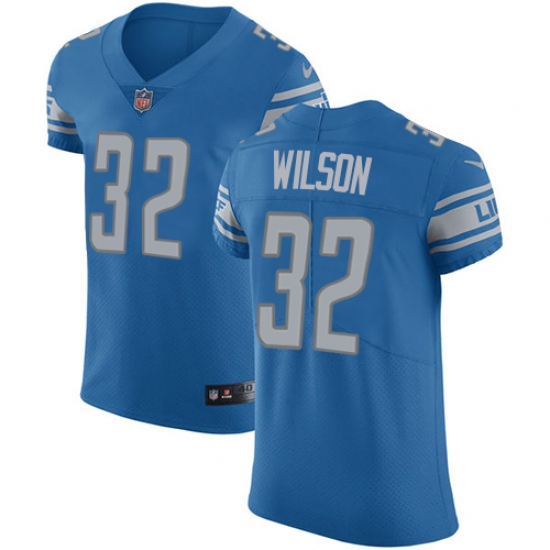Men's Nike Detroit Lions #32 Tavon Wilson Light Blue Team Color Vapor Untouchable Elite Player NFL Jersey - Ujersey