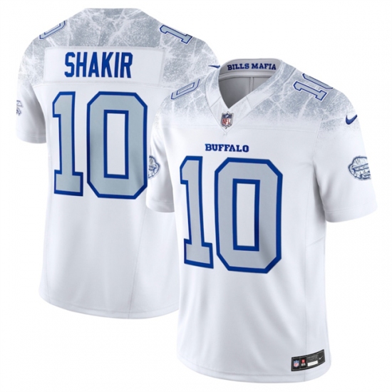 Youth Buffalo Bills #10 Khalil Shakir White 2025 F.U.S.E. “Rivalries” Vapor Untouchable Stitched Football Jersey - Ujersey