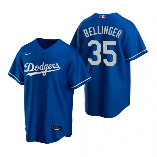 Men's Nike Los Angeles Dodgers #35 Cody Bellinger Royal Alternate Stitched Baseball Jersey - Ujersey