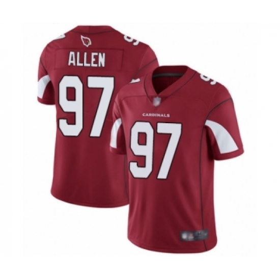 Youth Arizona Cardinals #97 Zach Allen Red Team Color Vapor Untouchable Limited Player Football Jersey - Ujersey