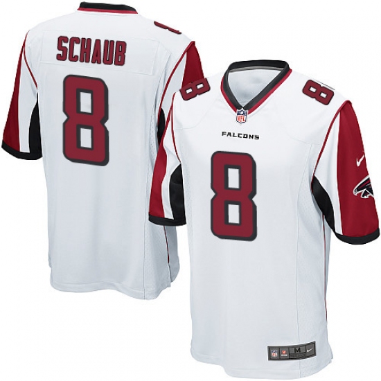 Men's Nike Atlanta Falcons #8 Matt Schaub Game White NFL Jersey - Ujersey