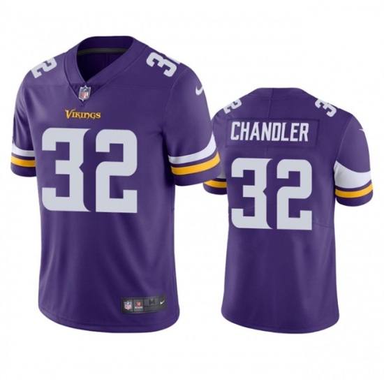 Men's Minnesota Vikings #32 Ty Chandler Purple 2023 F.U.S.E. Vapor Untouchable Limited Football Stitched Jersey - Ujersey
