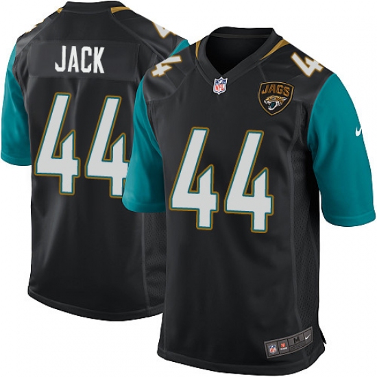 Men's Nike Jacksonville Jaguars #44 Myles Jack Game Black Alternate NFL Jersey - Ujersey