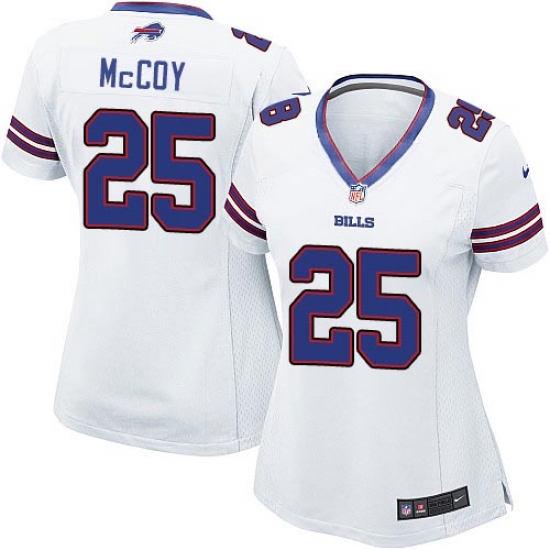 Women's Nike Buffalo Bills #25 LeSean McCoy Game White NFL Jersey - Ujersey