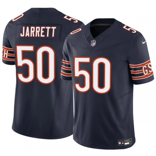 Men's Chicago Bears #50 Grady Jarrett Navy 2025 F.U.S.E. Vapor Untouchable Limited Stitched Football Jersey - Ujersey