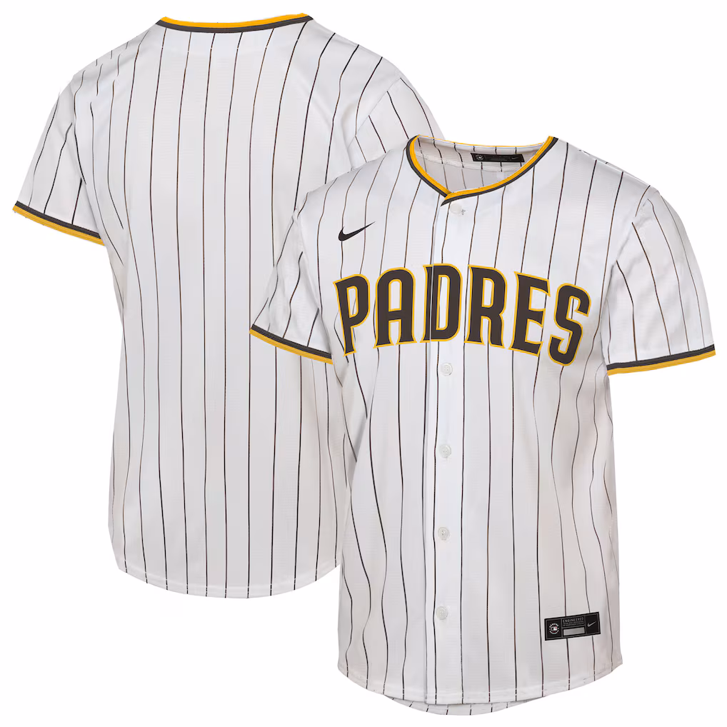 Youth San Diego Padres  Nike White Home Replica Jersey - Ujersey