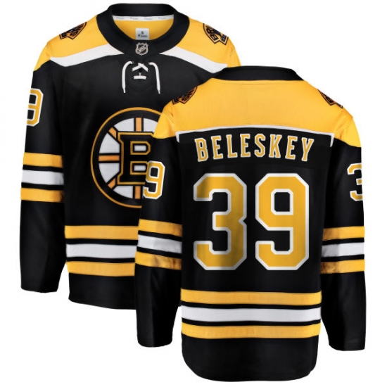 Youth Boston Bruins #39 Matt Beleskey Authentic Black Home Fanatics Branded Breakaway NHL Jersey - Ujersey
