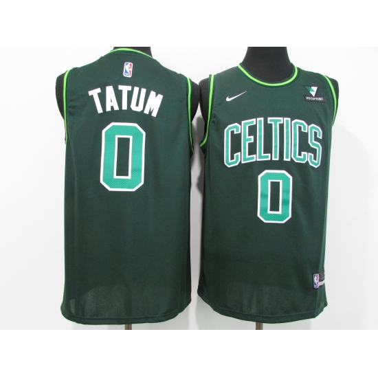 Men's Boston Celtics #0 Jayson Tatum Nike Green 2021 Swingman Player Jersey - Ujersey