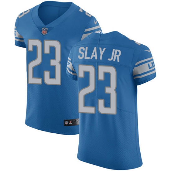 Men's Nike Detroit Lions #23 Darius Slay Jr Blue Team Color Vapor Untouchable Elite Player NFL Jersey - Ujersey