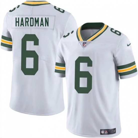 Men's Green Bay Packers #6 Mecole Hardman White 2025 Vapor Untouchable Limited Football Stitched Jersey - Ujersey