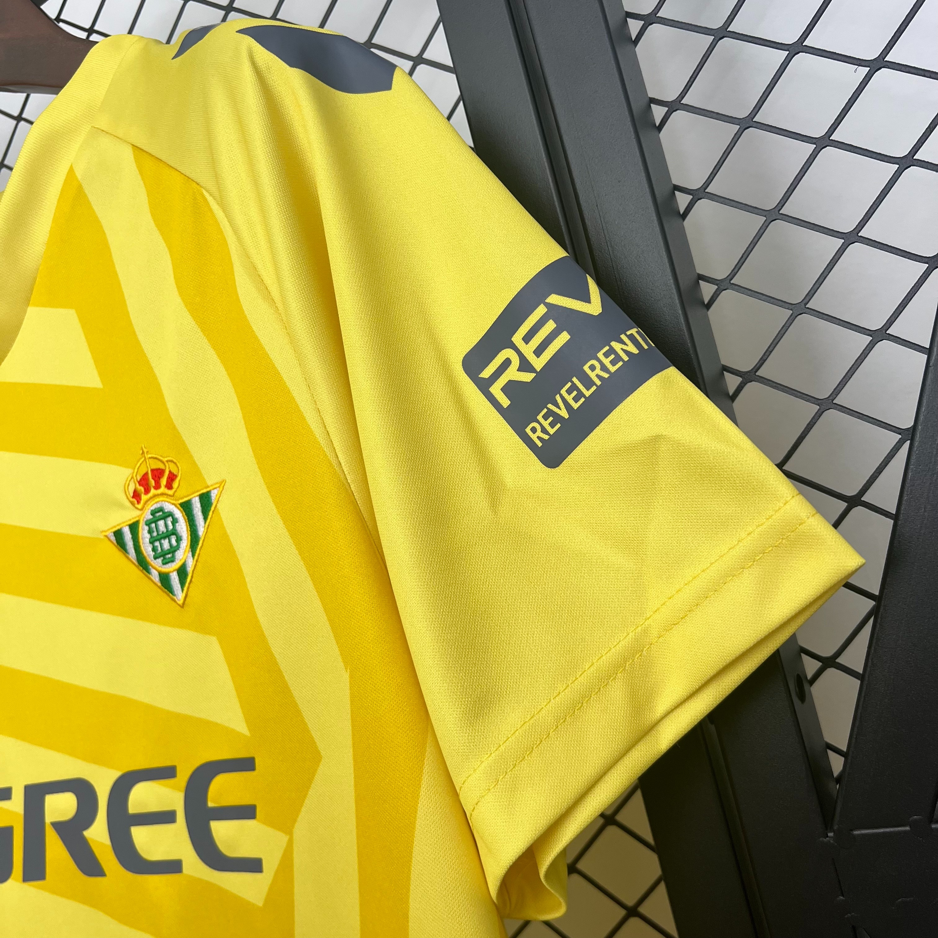 Real Betis Yellow Goalkeeper Custom Soccer Jersey 2025/26 - Ujersey Shop