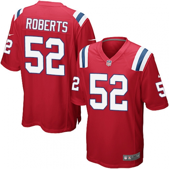 Men's Nike New England Patriots #52 Elandon Roberts Game Red Alternate NFL Jersey - Ujersey