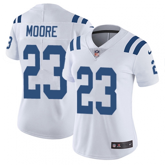 Women's Nike Indianapolis Colts #23 Kenny Moore White Vapor Untouchable Limited Player NFL Jersey - Ujersey