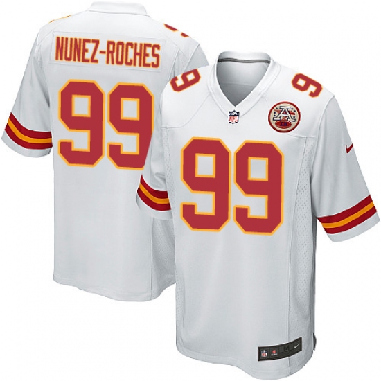 Men's Nike Kansas City Chiefs #99 Rakeem Nunez-Roches Game White NFL Jersey - Ujersey