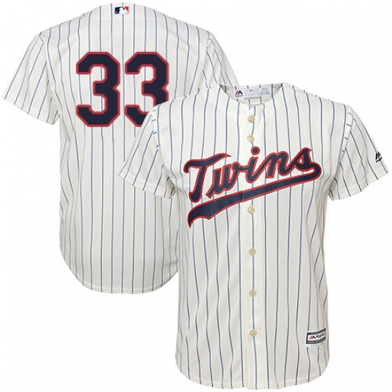 Men's Majestic Minnesota Twins #33 Justin Morneau Replica Cream Alternate Cool Base MLB Jersey - Ujersey