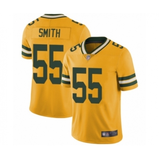 Youth Green Bay Packers #55 Za'Darius Smith Limited Gold Rush Vapor Untouchable Football Jersey - Ujersey