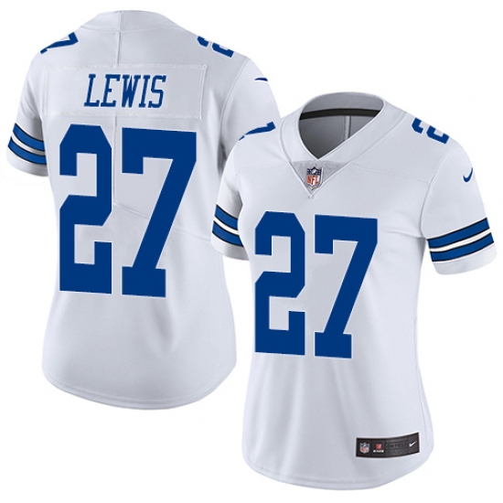 Women's Nike Dallas Cowboys #27 Jourdan Lewis White Vapor Untouchable Limited Player NFL Jersey - Ujersey