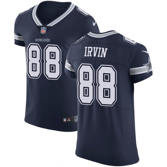 Men's Nike Dallas Cowboys #88 Michael Irvin Navy Blue Team Color Vapor Untouchable Elite Player NFL Jersey - Ujersey