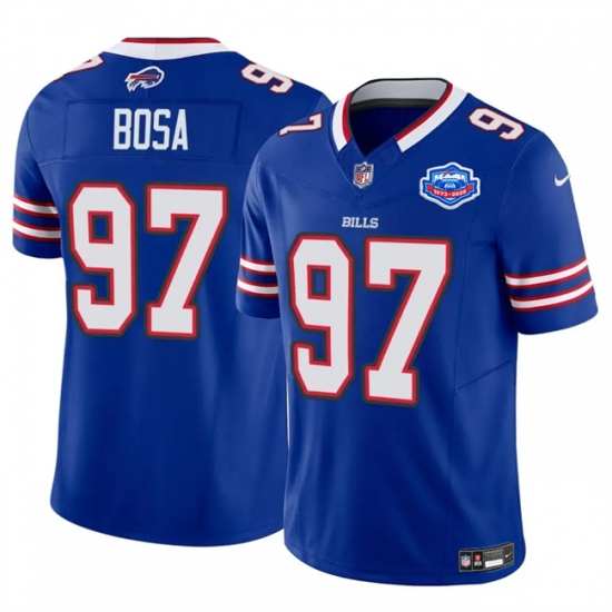 Men's Buffalo Bills #97 Joey Bosa Blue 2025 F.U.S.E. With Farewell Vapor Untouchable Limited Football Stitched Jersey - Ujersey