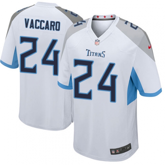 Men Nike Tennessee Titans #24 Kenny Vaccaro Game White NFL Jersey - Ujersey