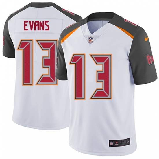 Youth Nike Tampa Bay Buccaneers #13 Mike Evans White Vapor Untouchable Limited Player NFL Jersey - Ujersey