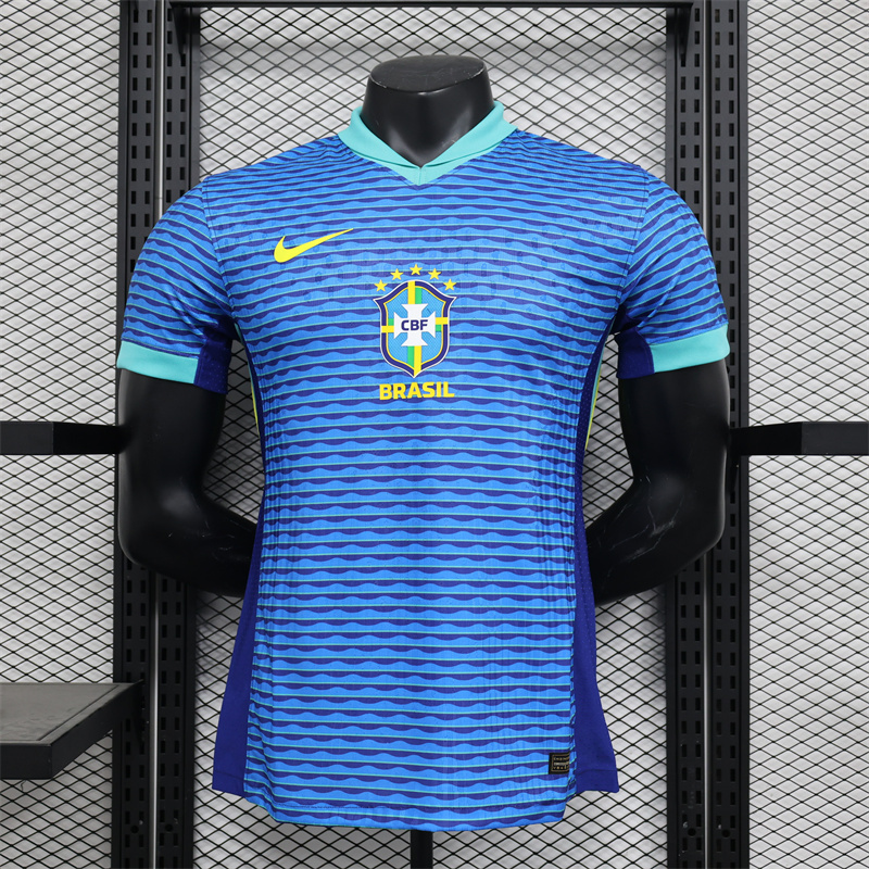 Brazil Soccer Jersey Away Shirt Copa America 2024 - Ujersey NHL