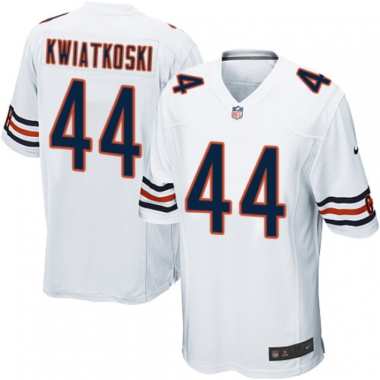 Men's Nike Chicago Bears #44 Nick Kwiatkoski Game White NFL Jersey