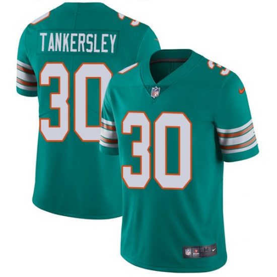 Youth Nike Miami Dolphins #30 Cordrea Tankersley Aqua Green Alternate Vapor Untouchable Limited Player NFL Jersey - Ujersey