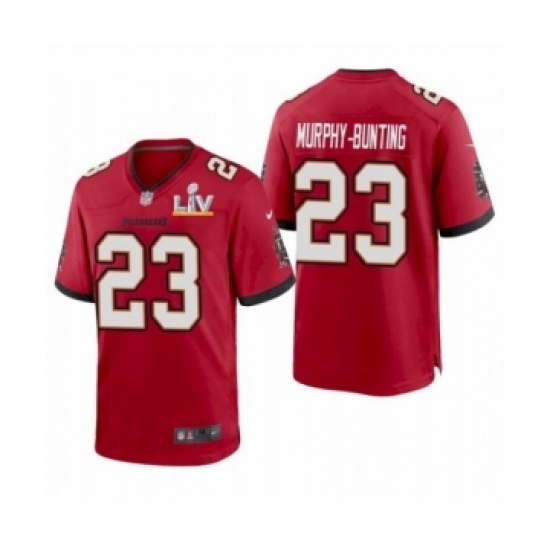 Men's  Tampa Bay Buccaneers #23 Sean Murphy-Bunting Red Super Bowl LV Jersey - Ujersey