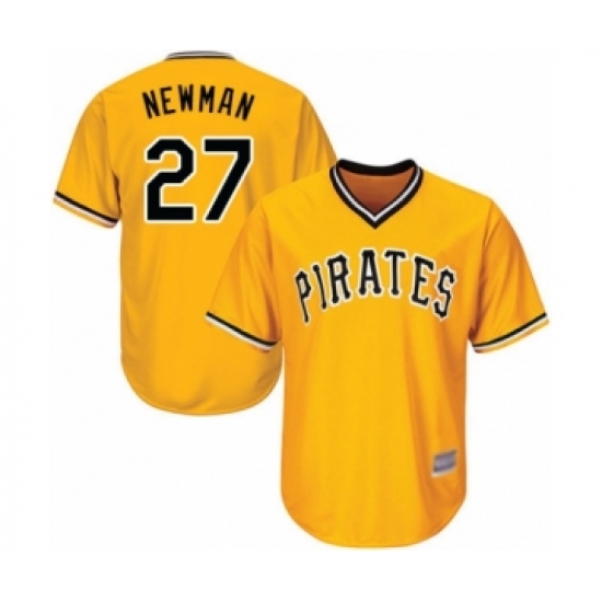 Youth Pittsburgh Pirates #27 Kevin Newman Authentic Gold Alternate Cool Base Baseball Player Jersey - Ujersey