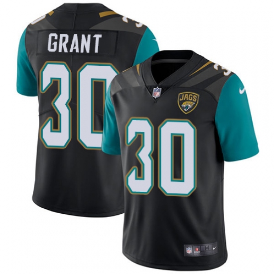 Youth Nike Jacksonville Jaguars #30 Corey Grant Black Alternate Vapor Untouchable Limited Player NFL Jersey - Ujersey