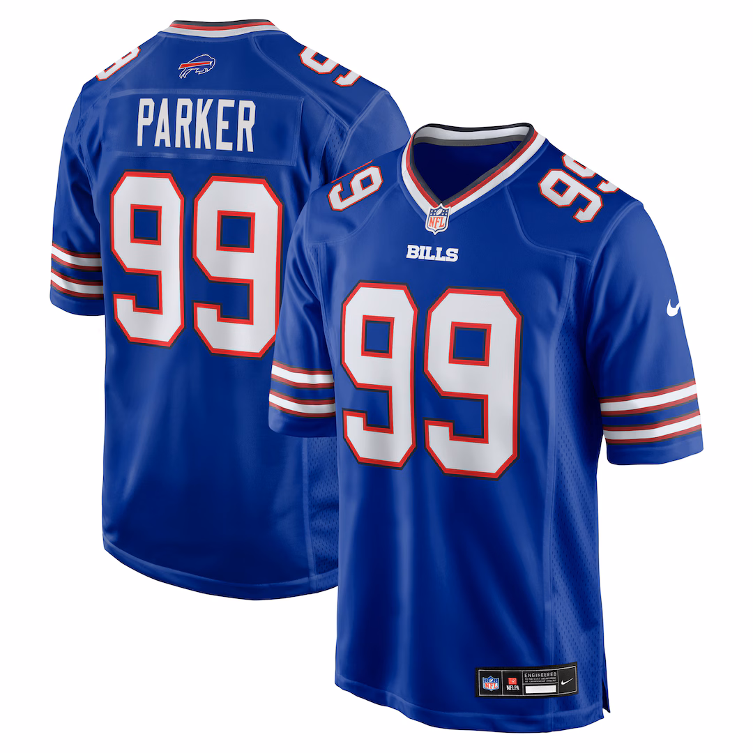 Men's Buffalo Bills T.J. Parker Nike Royal Game Jersey