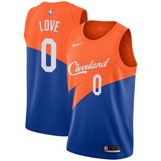 Youth Nike Cleveland Cavaliers #0 Kevin Love Swingman Blue NBA Jersey - City Edition - Ujersey